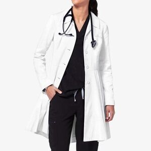 FIGS Kamala Statement Lab Coat M Flare A-line